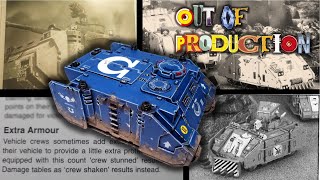 Out of Production - Extra Armour