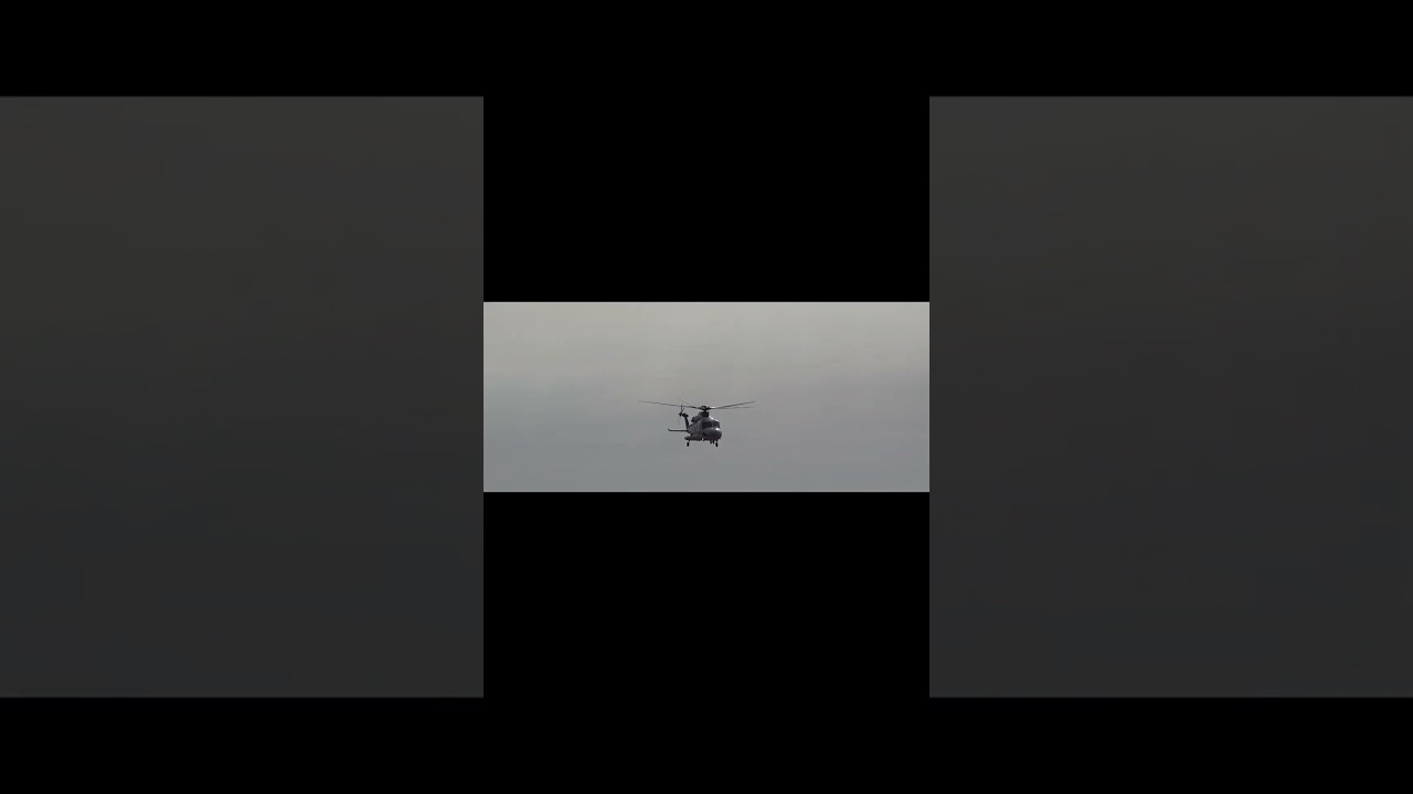 White & Blue Leonardo Helicopter Departing Norwich Airport  [3/5/25] [4K]