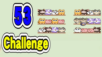 Cat Sort Puzzle Challenge Level 53