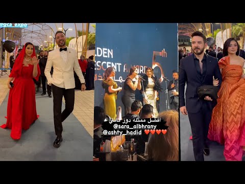 اطلالة فنانين وفنانات العراق في مهرجان الهلال الذهبي ومنو هم الفائزين باافضل فنان وفنانه لهاي السنه