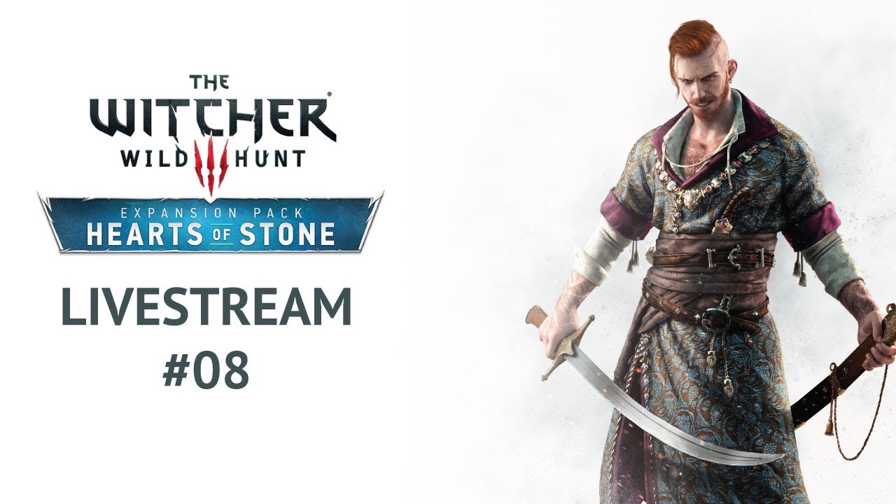 The Witcher 3 Livestream #08 - DLC Heart of stone quest - YouTube