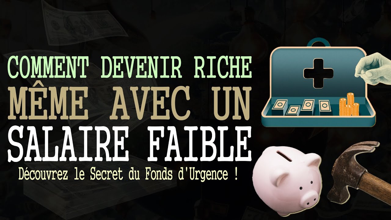 Comment constituer une RSERVE DURGENCE mme avec un faible revenu