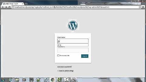 Login to Bitnami WordPress