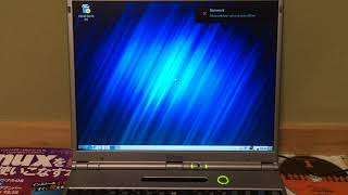 中古ノートPC上で「Zorin OS 6.1 Lite」起動動画