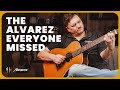 Discover the rich tones of alvarez af75eagp  folkom acoustic guitar demo