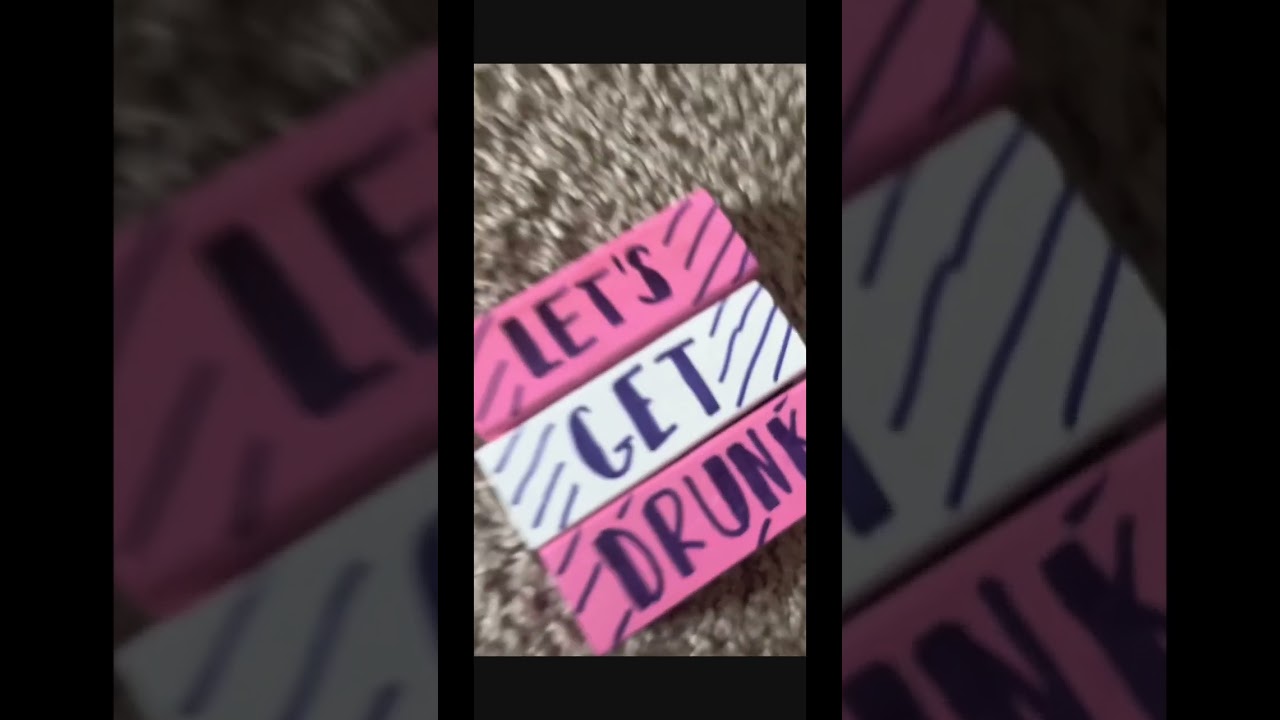 DRUNK JENGA DIY (perfect for girls night)💗 