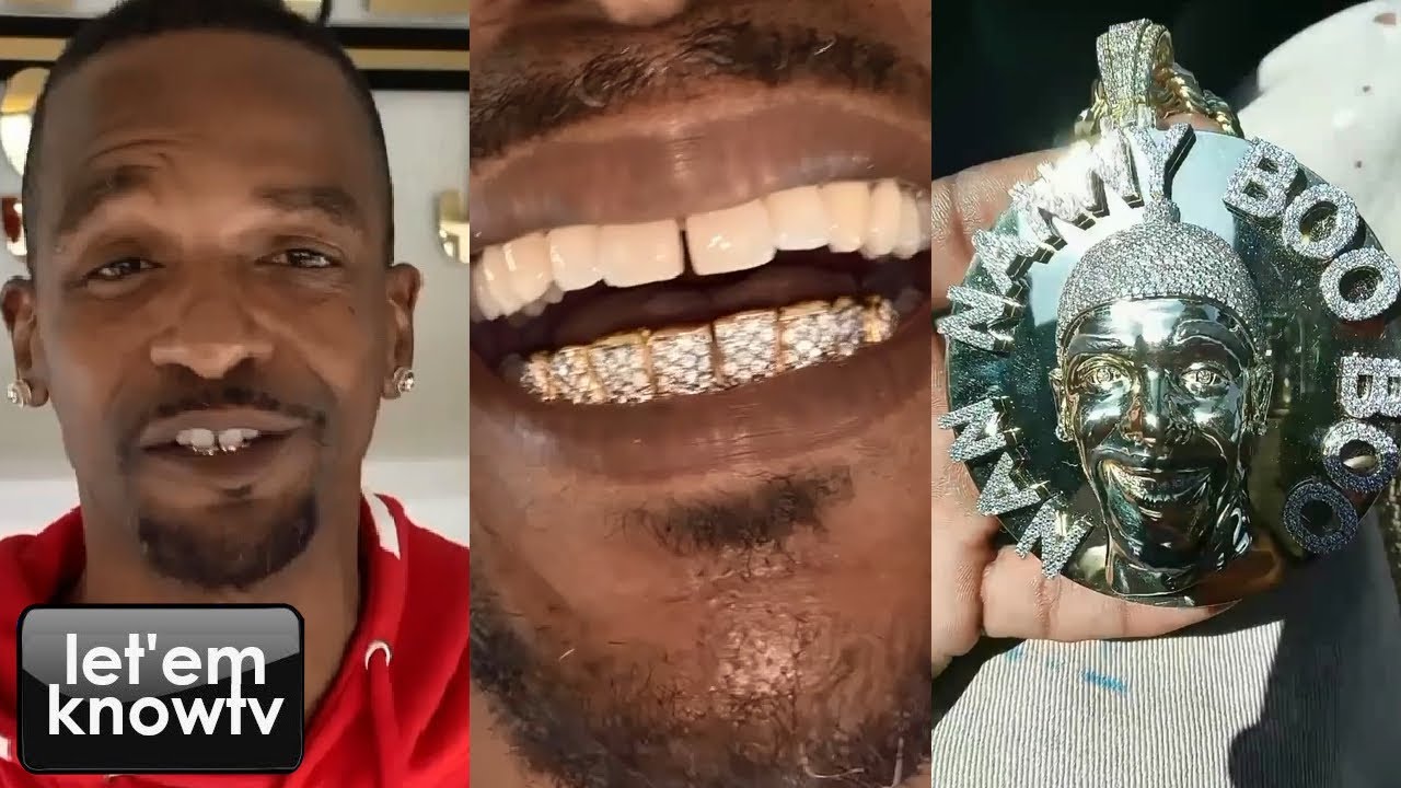 Charleston White Cant Stop Smiling With His New Diamond Grill & Custom Chain From Kds Custom Jewelry