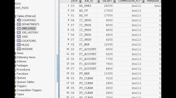 Oracle - The WHERE clause