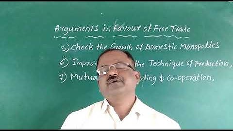 RR B.Com 4th Sem 15/7/21 Arguments in favour of free trade policy.