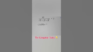 #maths #matholympiad #simplification #radical Created by @quickmath9543