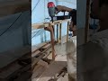 sofa set frame making  sofa wood structure making with pneumatic stapler gun Indian Carpenter work