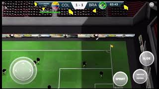 Columbia vs Brazil Final Four Highlights (Stickman Football 18)