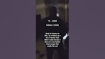YE - JESSE (SNIPPET) 2022 DONDA 2 #fyp #shorts #music #kanyewest #ye