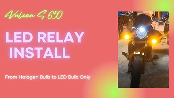 LED Relay Install | Kawasaki Vulcan S 650 | DIY