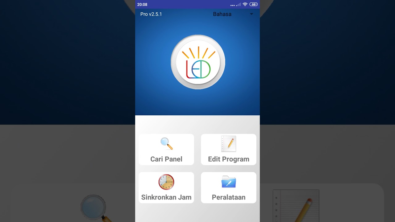 Tutorial membagi layar running text 40x100 1 Sisi