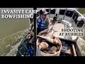 Shooting INVISIBLE Silver Carp! Bowfishing with DIY Sportsman
