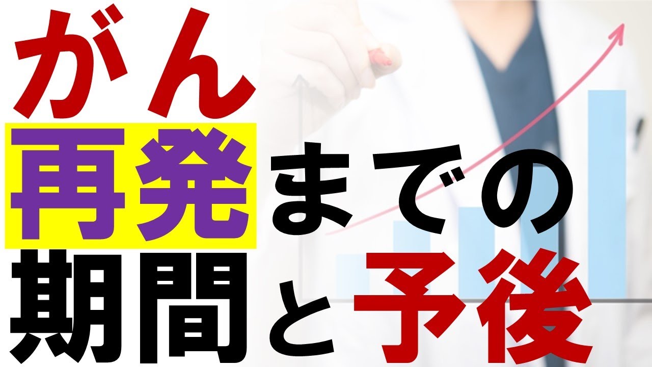 がん再発までの期間が予後に影響：１年以内の早期再発で生存率低下