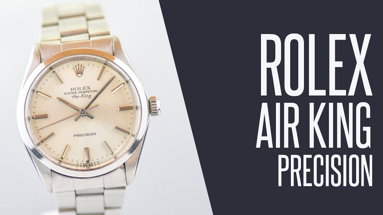 Rolex air king precision vintage watch 