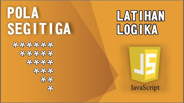 Bentuk Pola Segitiga Siku Terbalik - Javascript