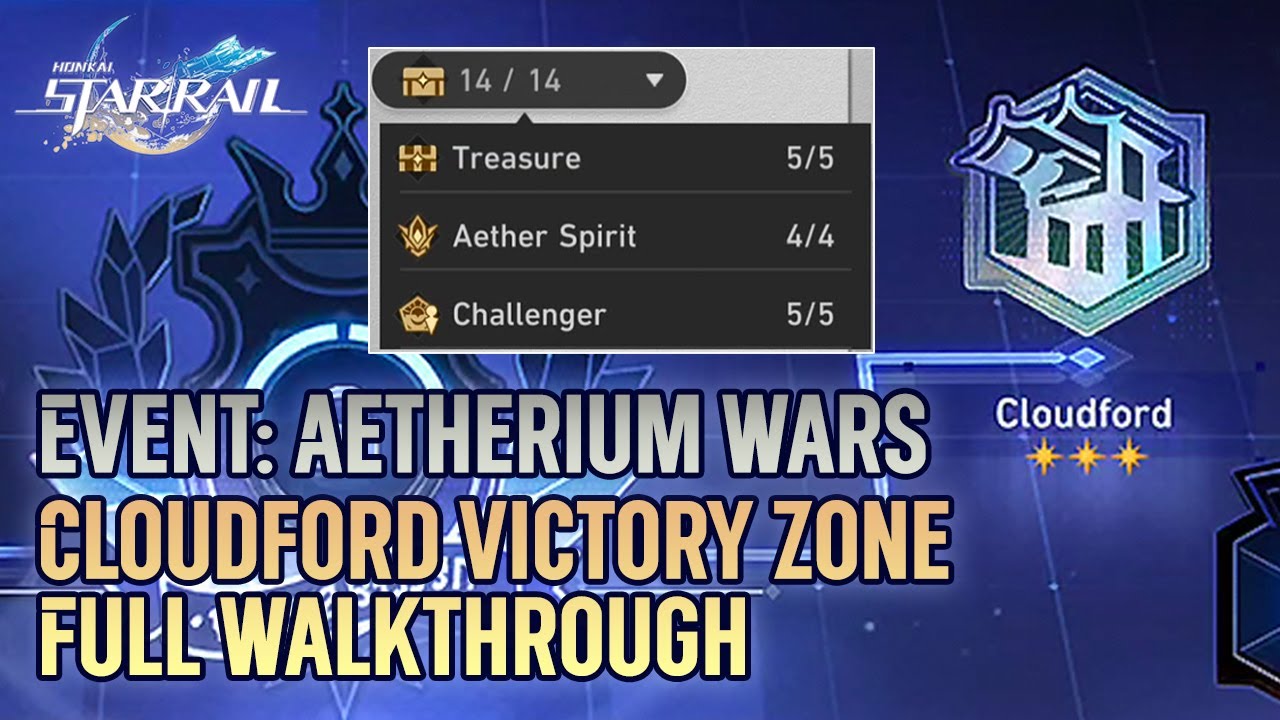 Cloudford Victory Zone Full Walkthrough | Aetherium Wars Event【Honkai: Star Rail】