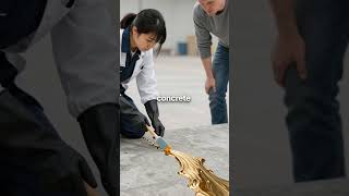 Bullet Train Speed Lines Frozen in Gold