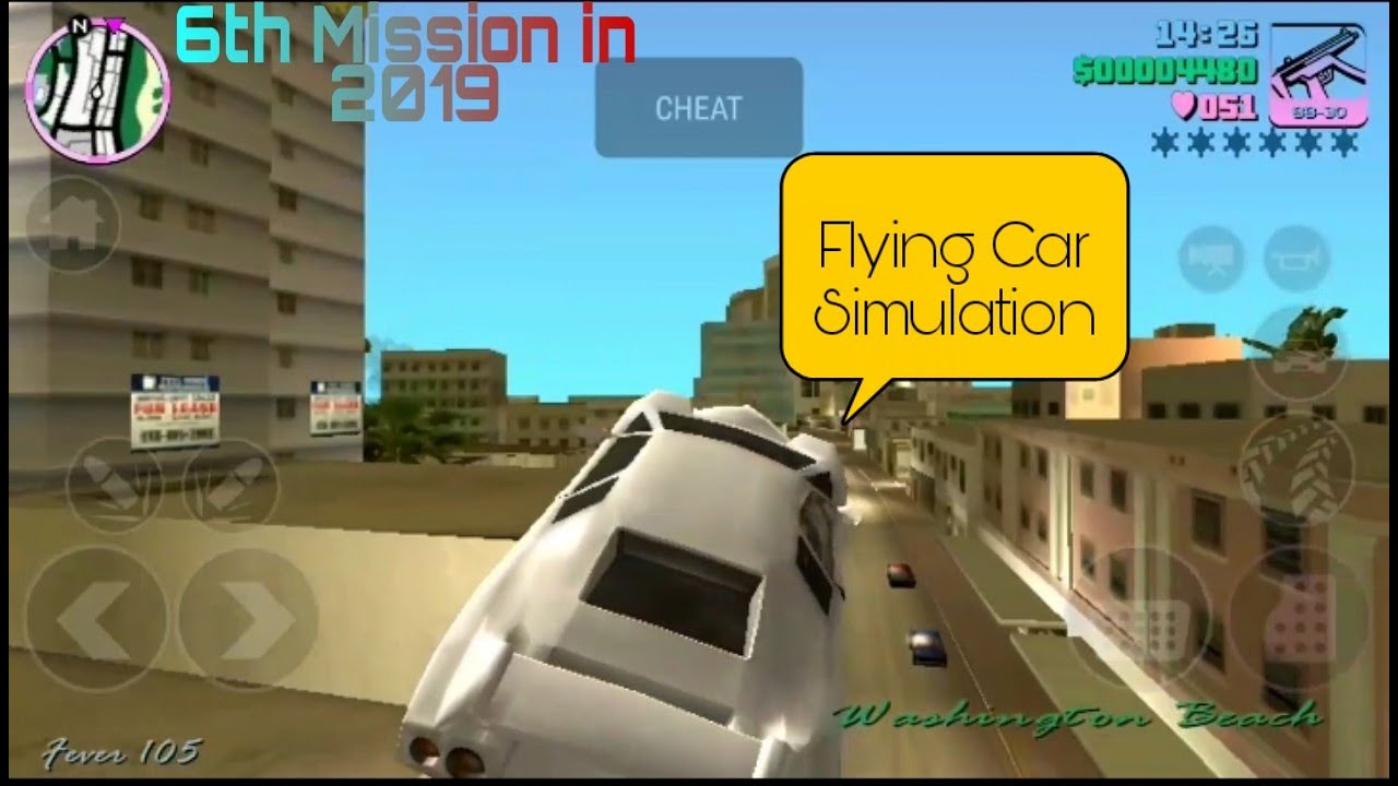 Playing GTA Vice City (With CHEATS) Mission 06 (On Android