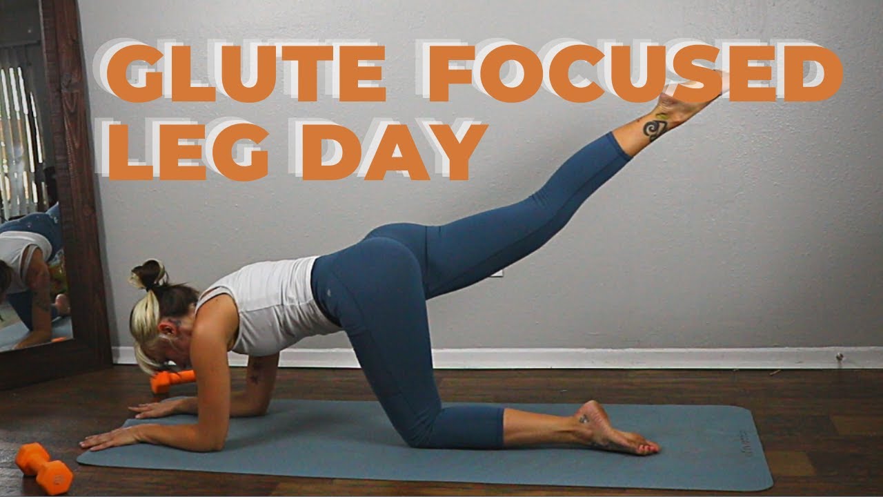 20 Minute Leg Day - Glute Focused Workout - YouTube