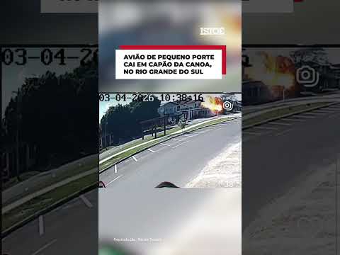 Avião de pequeno porte cai em Capão da Canoa, no Rio Grande do Sul