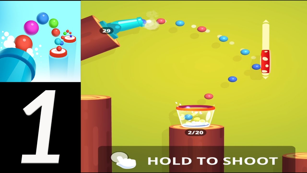 💣 CANNON SHOT! | Ready. Set, Shoot! | Gameplay Walkthrough | Level 1 - 10 (iOS, Android)