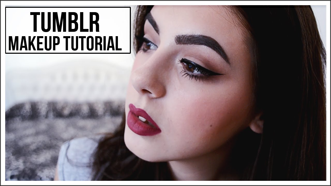 PREPARIAMOCI INSIEME Tumblr Inspired Makeup Tutorial YouTube