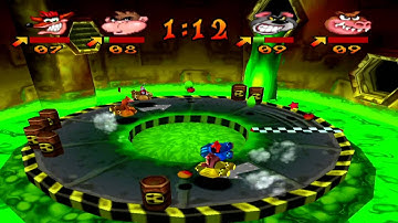 Crash Bash - Toxic Dash Gold Relic