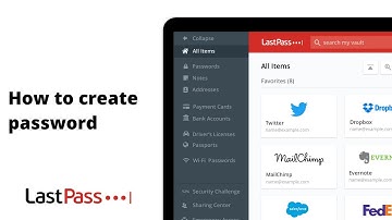 LastPass: How To Create Password Tutorial 2024