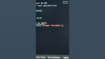 type test operator in Dart 🎯
