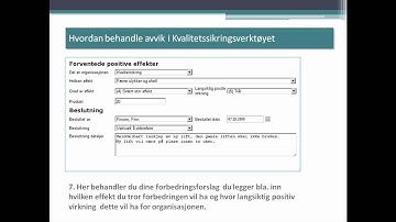 QIC Forbedringsarbeid med avviksbehandling