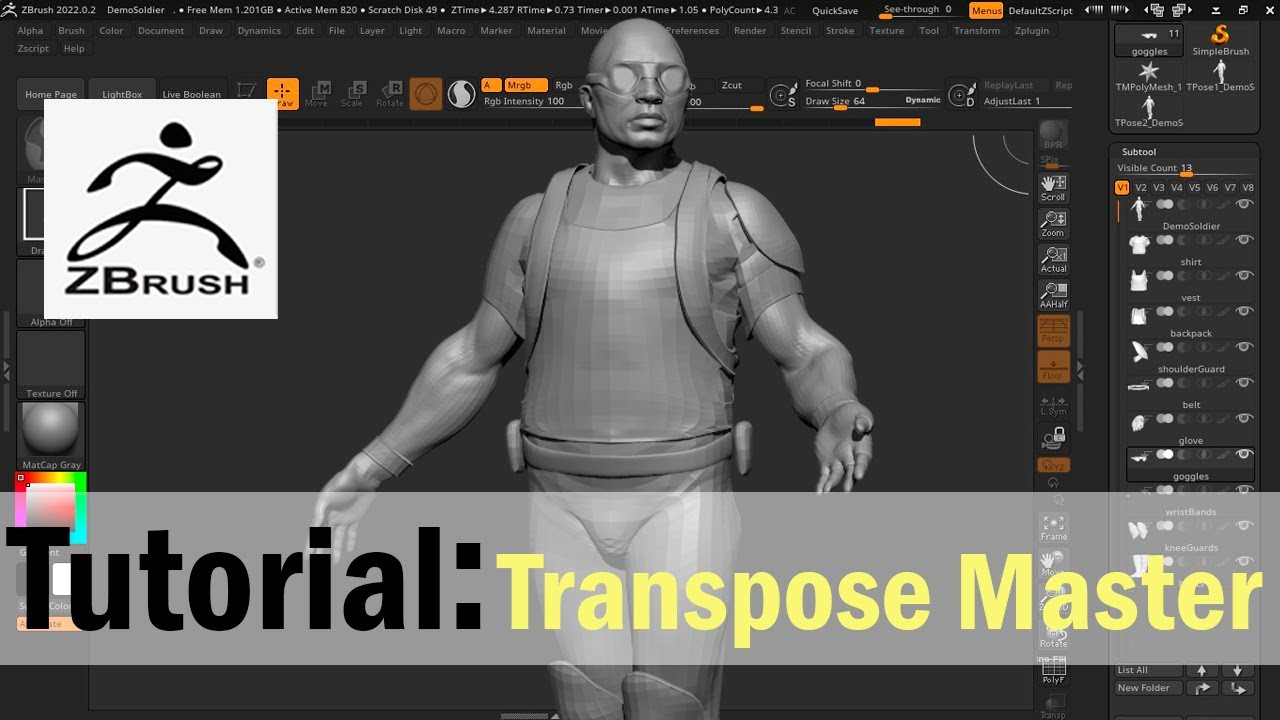 zbrush transpose master tutorial