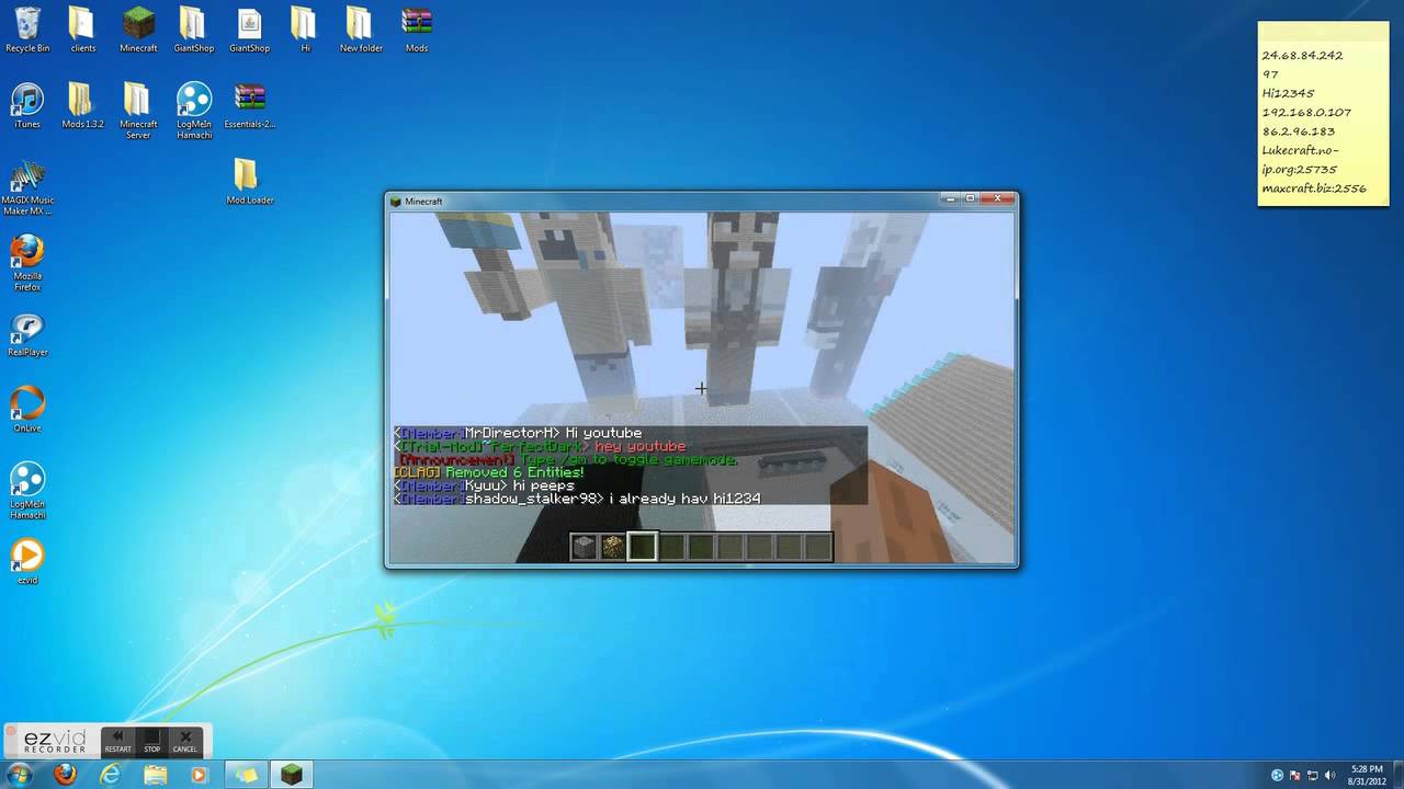 Minecraft (Cracked) 1.3.2 Server [Lukecraft] - YouTube