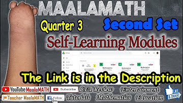 Second Set - Third Quarter Self-Learning Modules