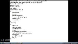 17- vsprintf() unit-5 part-2