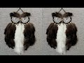 DIY como hacer un ATRAPASUEÑOS de BÚHO | DIY Owl Dreamcatcher