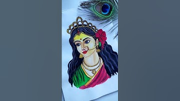 Radha Rani Drawing🥰😘 #radha #shorts #drawing #youtubeshorts