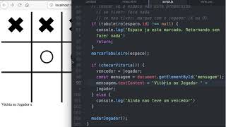 0011-21 Mensagem de Vitória pro Jogo da Velha em HTML, CSS, e JavaScript