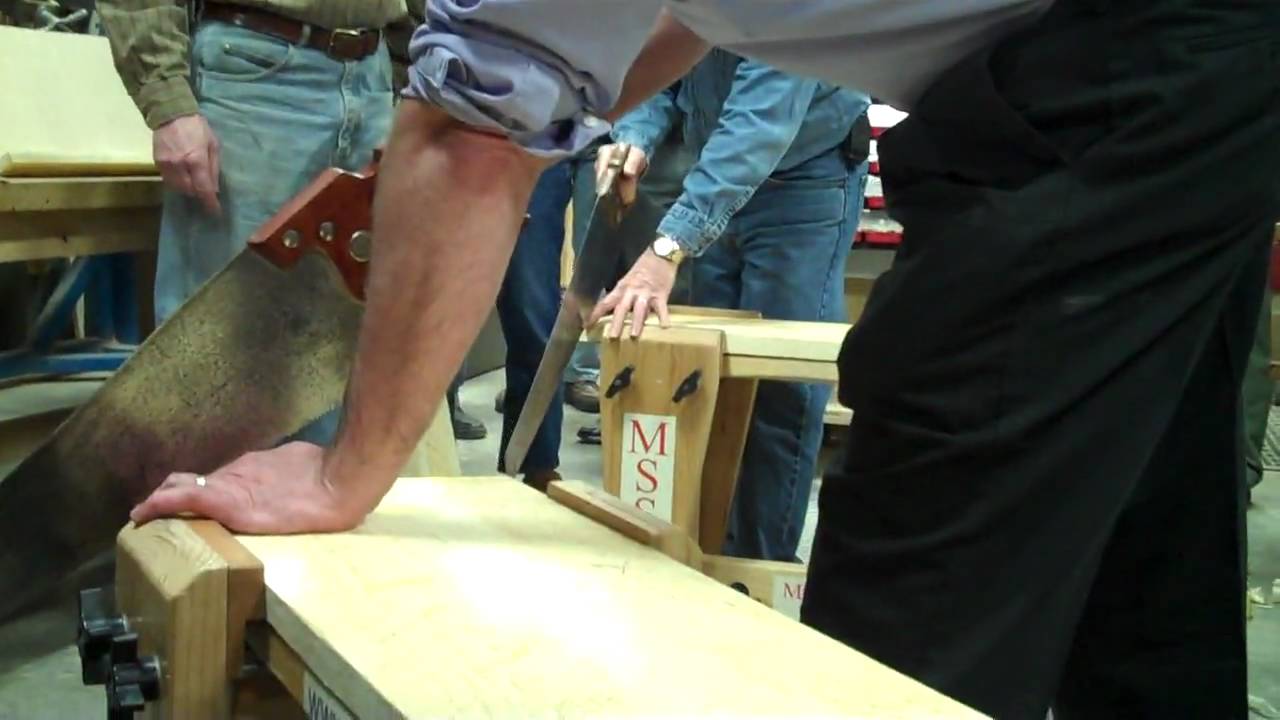 MN Woodworkers Guild 2010 Hand Tool Olympics Crosscutting YouTube