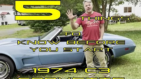 5 Things to Know Before Your Start a C3 Corvette Restoration