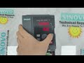 Here is a video to show Sinovo VFD drive PMSM