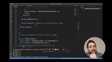 Solving day 16 of Advent of Code 2021 in JavaScript