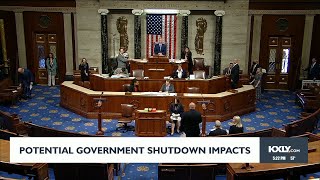Impacts of a potential government shutdown