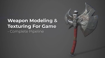 Weapon Modeling & Texturing For Game - Course Preview 02