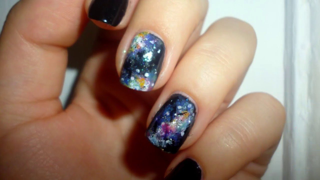 1. "Galaxy Glitter" Nail Polish - wide 3