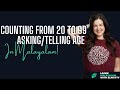Counting from 20 to 99 and askingtelling age malayalam beginners lesson 6
