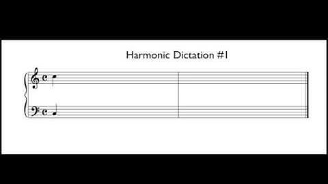 2-Part Harmonic Dictation Examples
